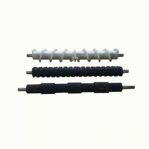 Rubber roller used for aquaculture